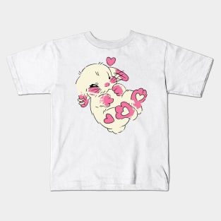 bunny love hearts cute bunny Kids T-Shirt